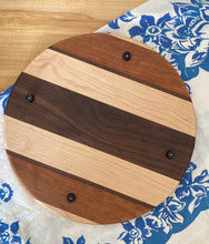 Load image into Gallery viewer, Handmade Wooden Tray with Glass Dome – Maple, Cherry, Walnut