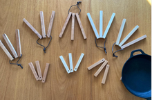 Load image into Gallery viewer, 5 " - Modern Minimalist Wooden Trivet - Hot Pad, Pot Hlder