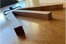 Load image into Gallery viewer, 5 " - Modern Minimalist Wooden Trivet - Hot Pad, Pot Hlder