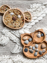 Load image into Gallery viewer, Wooden Koala Toddler Plate - Montessori - Waldorf Sensory Tray