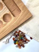 Load image into Gallery viewer, Wooden Mancala Game Board - Counting Game - Family Game - Coffee Table Game - Handmade Game -