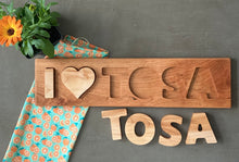 Load image into Gallery viewer, Wooden I (heart) City Puzzles
