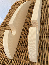 Load image into Gallery viewer, Wooden Portable Art, Sign, or Canvas Stand - Table Top Wedding Easel