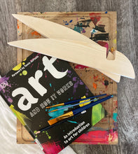 Load image into Gallery viewer, Wooden Portable Art, Sign, or Canvas Stand - Table Top Wedding Easel