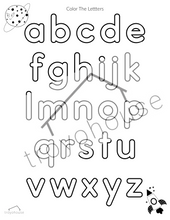 Load image into Gallery viewer, Alphabet and Number worksheets