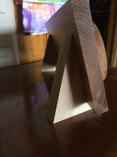 Load image into Gallery viewer, Wooden Display For Name and Shape Puzzles- Book And Art Holder