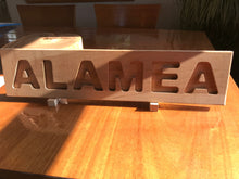 Load image into Gallery viewer, Wooden Display For Name and Shape Puzzles- Book And Art Holder