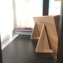 Load image into Gallery viewer, Wooden Display For Name and Shape Puzzles- Book And Art Holder