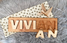 Load image into Gallery viewer, Personalized Name Puzzle For Babies and Toddlers