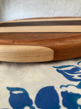 Load image into Gallery viewer, Handmade Wooden Tray with Glass Dome – Maple, Cherry, Walnut
