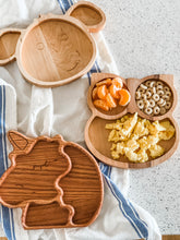 Load image into Gallery viewer, Wooden Owl Toddler Plate - Montessori - Waldorf Sensory Tray
