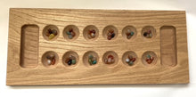 Load image into Gallery viewer, Wooden Mancala Game Board - Counting Game - Family Game - Coffee Table Game - Handmade Game -
