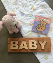 Load image into Gallery viewer, Personalized Name Puzzle For Babies and Toddlers
